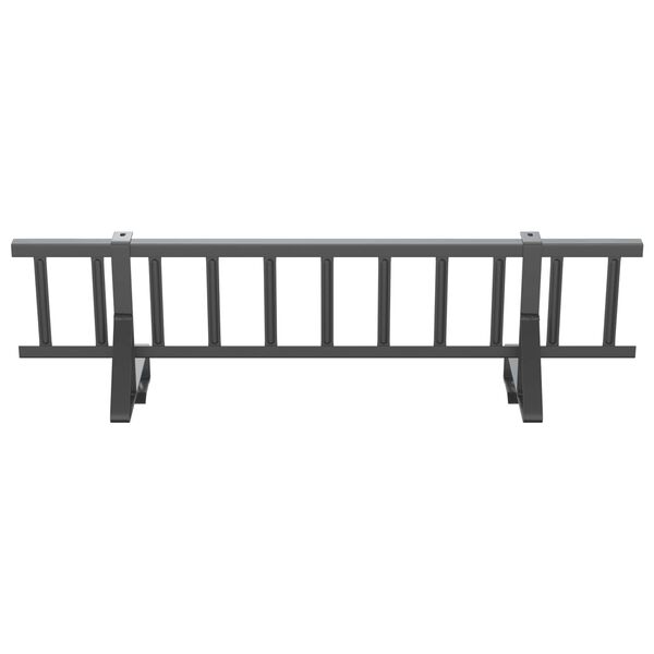 vidaXL Roof Snow Guard Anthracite 100 x 29.5 x 34.5 cm Steel