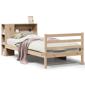 vidaXL Bookcase Bed without Mattress 100x200 cm Solid Wood Pine