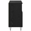 vidaXL Sideboard 3 pcs Black Oak 60 x 35 x 70 cm