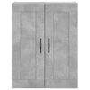 vidaXL Highboard Concrete Grey 69.5x34x180 cm Engineered Wood