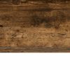 vidaXL Wall-Mounted Desk Smoked Oak 80 x 45 x 30 cm Engineered Wood