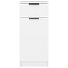 vidaXL Desk Cabinet White 33.5x50x75 cm Engineered Wood