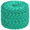 vidaXL Boat Rope Green 6 mm 50 m Polypropylene