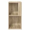vidaXL Corner Cabinet Sonoma Oak 33x33x67 cm Engineered Wood
