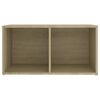 vidaXL TV Cabinet Sonoma Oak 72x35x36.5 cm Engineered Wood