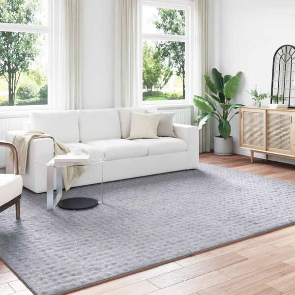 vidaXL Area Rugs Rectangular HUARTE Grey 340 x 240 cm Polyester