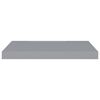 vidaXL Floating Wall Shelf Grey 60x23.5x3.8 cm MDF