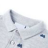 Kids' Polo Shirt  Grey Melange 116