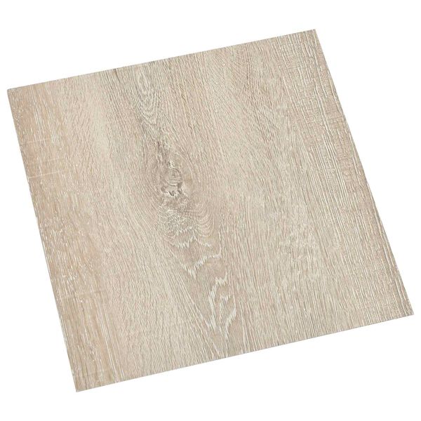 vidaXL Flooring Planks 55 pcs Beige 5.11 m&sup2; PVC