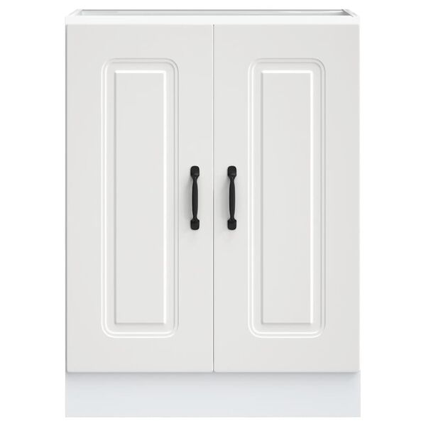 vidaXL Sink Base Cabinet Kalmar White 60x46x81.5 cm Engineered Wood