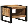 vidaXL Coffee Table 50x50x38 cm Solid Rough Wood Mango