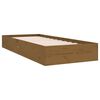 vidaXL Bed Frame without Mattress Honey Brown Solid Wood 75x190 cm Small Single