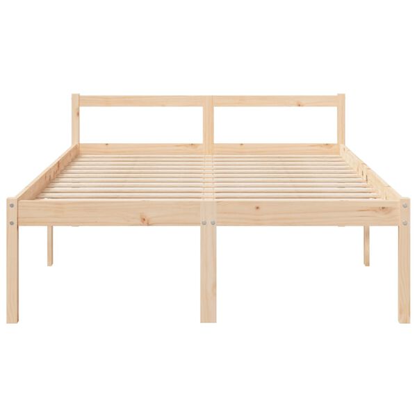 vidaXL Senior Bed without Mattress 120x200cm Solid Wood Pine