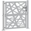 vidaXL Garden Gate 100x100 cm Weathering Steel Light Design