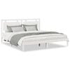 vidaXL Extra Long Bed Frame without Mattress White 200x220 cm
