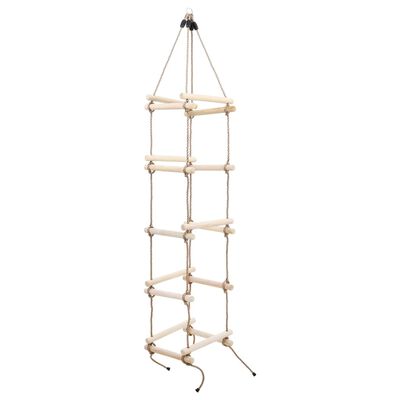 vidaXL Kids Rope Ladder 200 cm Wood