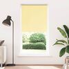 vidaXL Roller Blind Blackout Yellow 110x210 cm Fabric Width 105.7 cm Polyester