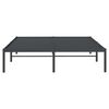 vidaXL Metal Bed Frame without Mattress Black 140x190cm