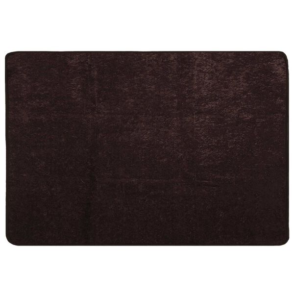 vidaXL Rug Runner MARSA Anthracite 150 x 100 cm Polyester and PVC