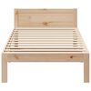 vidaXL Bed Frame without Mattress 80x200 cm Solid Wood Pine