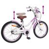 vidaXL Kids Bike 20'' for 6-11 Years Old Purple