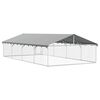 vidaXL Outdoor Dog Kennel with Roof 600x300x150 cm