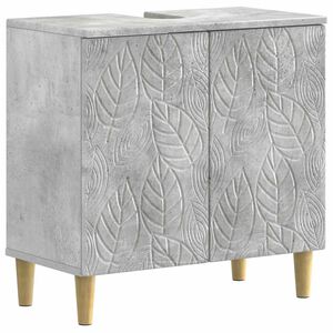 vidaXL Bathroom Sink Cabinet DELFT Concrete Grey 59.5 x 31.5x 59 cm