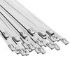 vidaXL Cable Tie 25 pcs 4.6 x 450 mm Silver