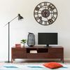 vidaXL Wall Clock Brown 80 cm Metal