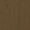 vidaXL Bed Frame without Mattress Honey Brown Solid Wood 120x190 cm Small Double