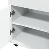 vidaXL Bar Cart White 60x39.5x89 cm Engineered Wood
