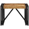 vidaXL Coffee Table 50x50x35 cm Solid Rough Wood Mango