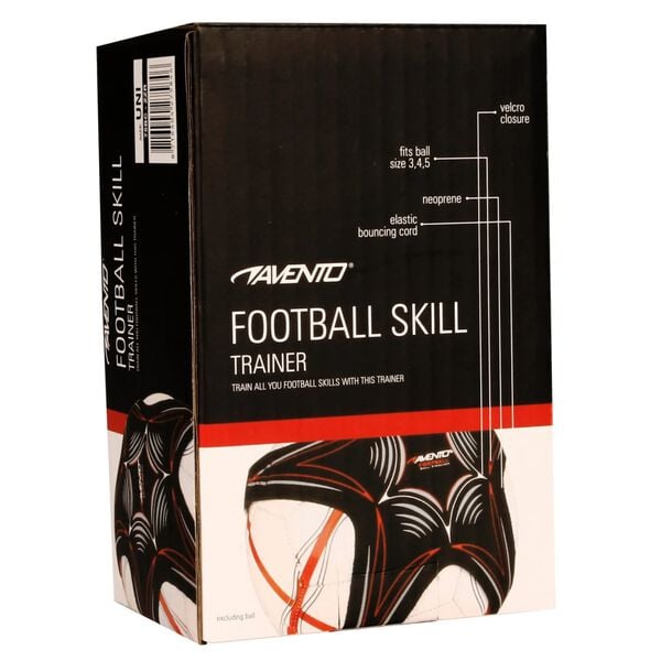 Avento Football Skill Trainer Black and Red