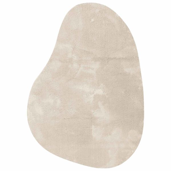 vidaXL Area Rugs HUARTE Beige 140 x 200 cm Polyester