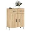 vidaXL Sideboard Sonoma Oak 69.5x34x90 cm Engineered Wood