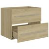vidaXL Sink Cabinet Sonoma Oak 60x38.5x48 cm Engineered Wood