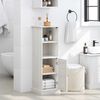 vidaXL Bathroom Cabinet VIGO White and Antique White 37 x 34 x 110 cm