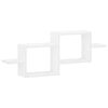 vidaXL Wall Shelf White 95 x 17 x 37 cm Engineered Wood