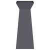 vidaXL Pillar Planter Anthracite 40 x 40 x 100 cm