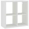 vidaXL Wall Cube Shelf White 69.5x29.5x69.5 cm MDF