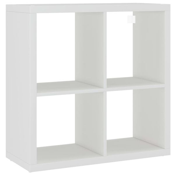 vidaXL Wall Cube Shelf White 69.5x29.5x69.5 cm MDF