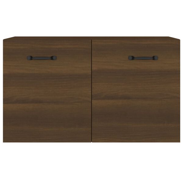 vidaXL Wall Cabinet Brown Oak 60x36.5x35 cm Engineered Wood
