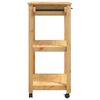 vidaXL Kitchen Trolley MONZA 84x40x88.5 cm Solid Wood Pine