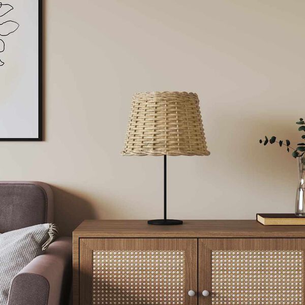 vidaXL Lamp Shade Brown &Oslash;30x20 cm Wicker