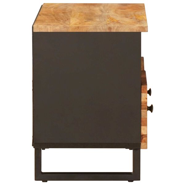 vidaXL TV Cabinet Brown 70 x 33.5 x 46 cm Solid Mango Wood