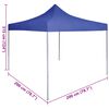 vidaXL Party Tent Folding Blue 200 x 200 x 315 cm Oxford Fabric