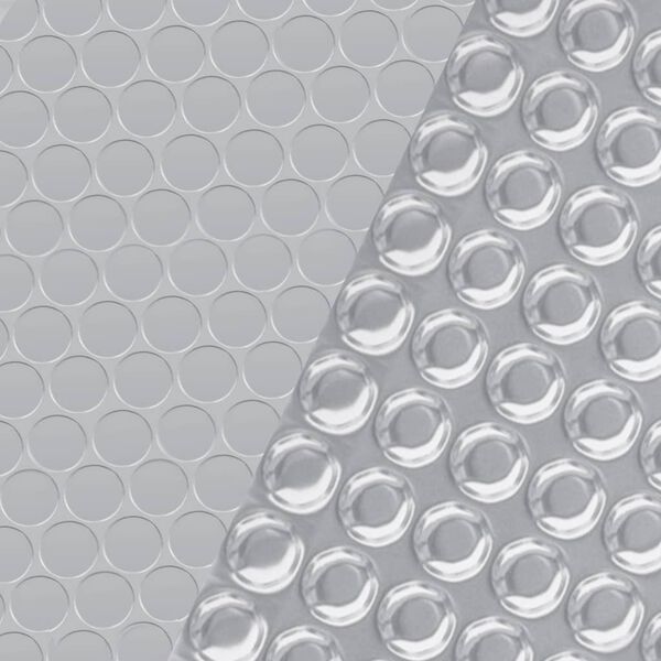 vidaXL Pool Cover Silver 210 cm PE