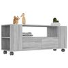 vidaXL TV Cabinet Grey Sonoma 120x35x48 cm Engineered Wood