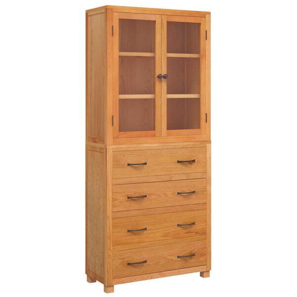 vidaXL Storage Furniture Set with Drawer Brown Engineered wood