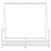 vidaXL Kids Bed Frame White 70x140 cm Solid Wood Pine